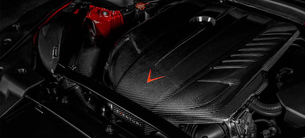 Eventuri Black Carbon Fiber Intake System - Toyota A90 Supra MKV 3.0L (2020+)