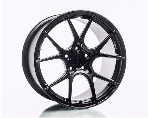 Titan 7 T-CS5 18x9.5 5x114.3 40mm - Machine Black - Single Wheel