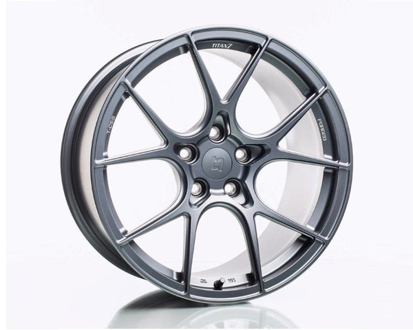 Titan 7 T-CS5 18x9.5 5x114.3 40mm - Satin Titanium - Single Wheel