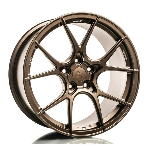 Titan 7 T-CS5 18x9.5 5x114.3 40mm - Techna Bronze - Single Wheel