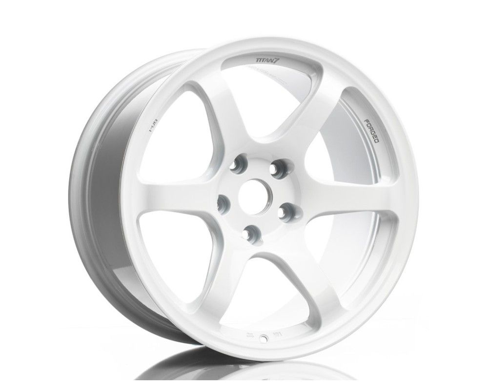 Titan 7 T-D6e 18x10.5 5x120 25mm - Speedline White - Single Wheel