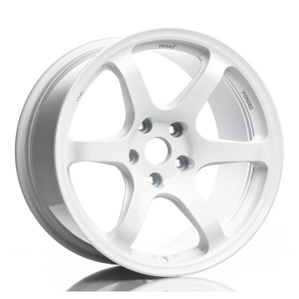 Titan 7 T-D6e 18x10.5 5x120 25mm - Speedline White - Single Wheel