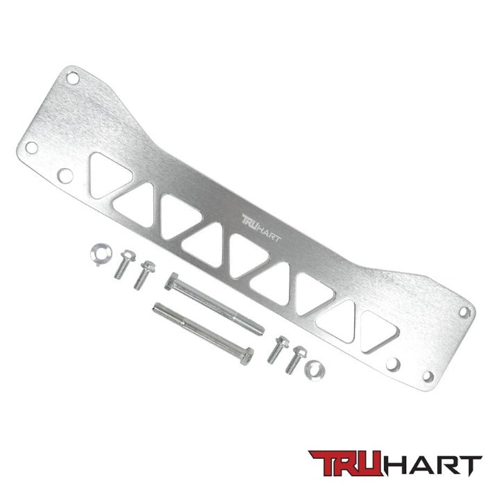 TruHart Rear Subframe Brace - Polished - Honda Civic & Si Models (2001-2006)