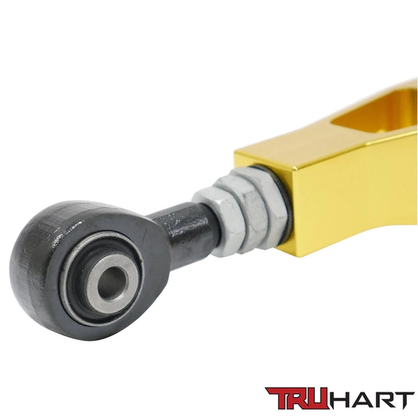 TruHart Adjustable Rear Lower Control Arms Set - Gold - Subaru WRX & STi (2008+)