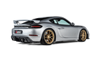 Akrapovic Tail Pipe Set (Black Coated Titanium) - Porsche Cayman GT4 / Boxster Spyder (718) [2020+]