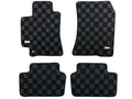 Phase 2 Motortrend (P2M) Front & Rear Checkered Carpet Floor Mats - Lexus IS200 IS300 Altezza (1998-2005)