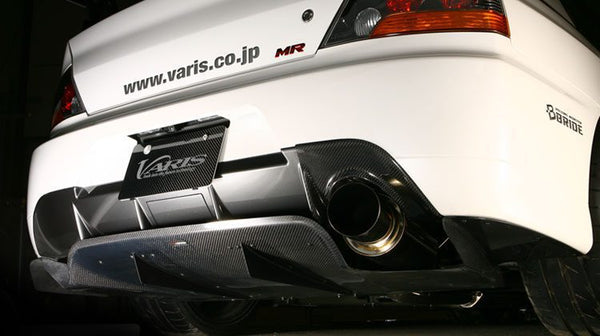 HKS Carbon Ti Bolt-On Cat-Back Single Exit Exhaust System - Mitsubishi Lancer EVO 8 9 (2003-2006)