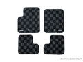 Phase 2 Motortrend (P2M) Checkered Flag Race Carpet Floor Mats Front & Rear - Dodge Caliber SRT4 (2008-2009)