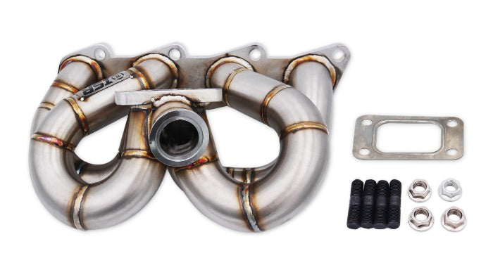 IS-SSHT-NKAT - ISR Ram Horn Top Mount Manifold MVS SCH10 - Nissan 240sx S13 S14 KA24DE