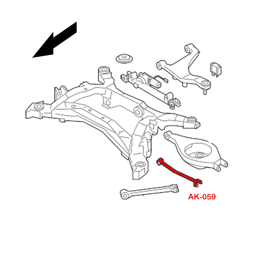 GSP Godspeed Project - Infiniti EX35 2008-12, EX37 2013 Adjustable Rear Camber Arms With Spherical Bearings