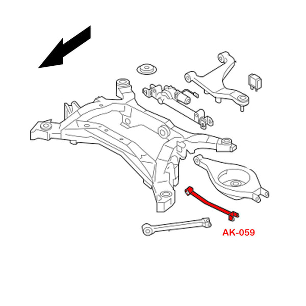 GSP Godspeed Project - Nissan 370Z (Z34) 2009-19 Adjustable Camber Rear Lower Arms With Spherical Bearings