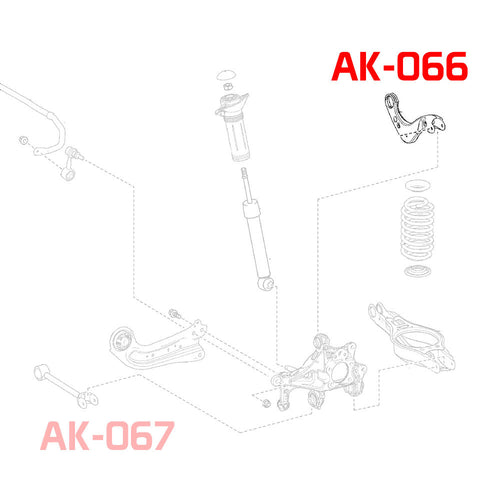 GSP Godspeed Project - Lexus ES (XZ10) 2019-22 Adjustable Camber Rear Control Arms