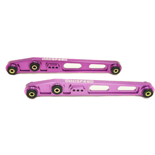 GSP Godspeed Project - Honda Civic (EK/EJ) 1996-00 Gen2 Adjustable Rear Lower Control Arms Billet Aluminum, Purple