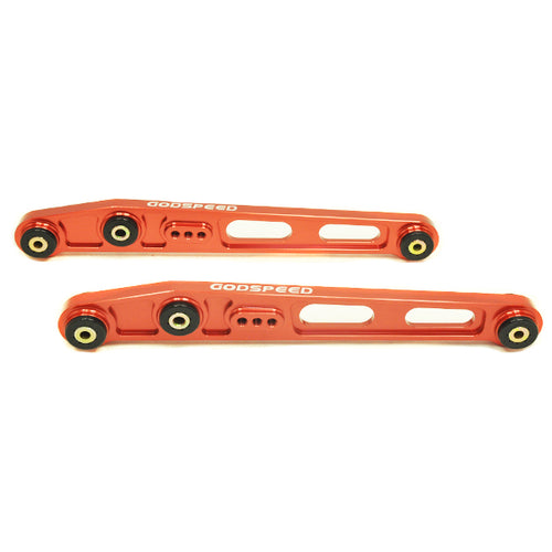 GSP Godspeed Project - Honda Civic (EK/EJ) 1996-00 Gen2 Adjustable Rear Lower Control Arms Billet Aluminum, Red