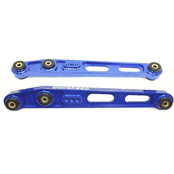 GSP Godspeed Project - Honda Civic (EK/EJ) 1996-00 Gen2 Adjustable Rear Lower Control Arms Billet Aluminum, Blue