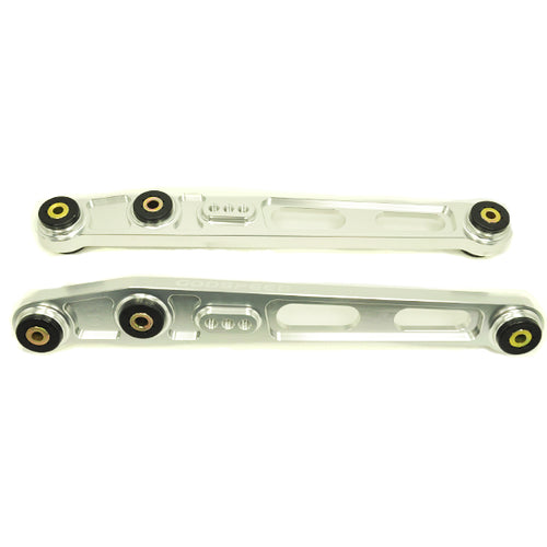 GSP Godspeed Project - Honda Civic (EK/EJ) 1996-00 Gen2 Adjustable Rear Lower Control Arms Billet Aluminum, Silver