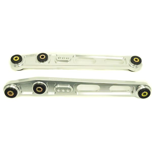 GSP Godspeed Project - Honda Civic (EK/EJ) 1996-00 Gen2 Adjustable Rear Lower Control Arms Billet Aluminum, Silver