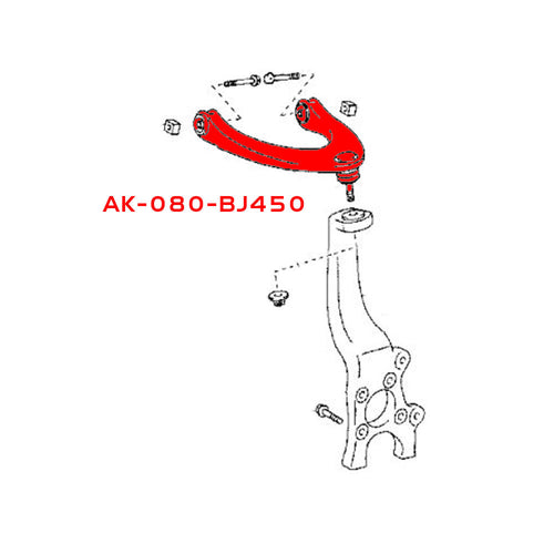 GSP Godspeed Project - Lexus GS200T / GS300 / GS350 (L10) 2013-19 Adjustable Front Upper Camber Control Arms With Ball Joints
