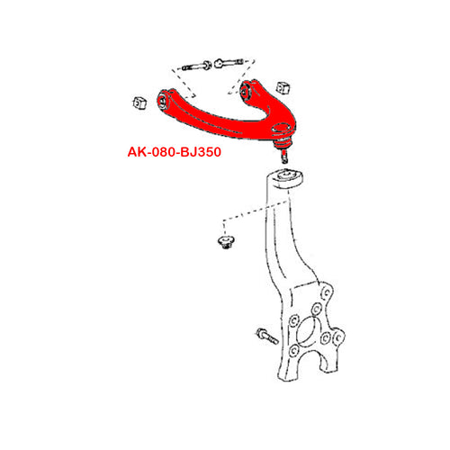 GSP Godspeed Project - Lexus IS F (XE20) 2008-14 Adjustable Front Upper Camber Arms With Ball Joints