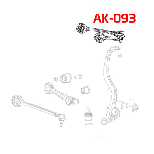 GodSpeed Project (GSP) Front Upper Camber Control Arms FUCA Set - Dodge Charger RWD LX LD (2006-2020)