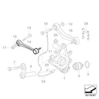GSP Godspeed Project - BMW 5-Series (E60/E61) 2005-10 Adjustable Rear Toe Arms With Spherical Bearings