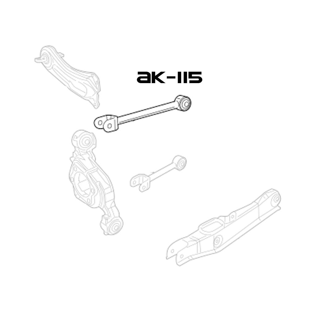GSP Godspeed Project - Chrysler 200 JS 2011-14 Adjustable Rear Camber Arms With Spherical Bearings
