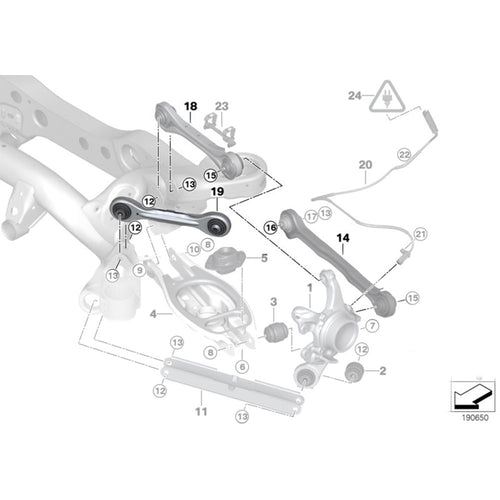 GSP Godspeed Project - BMW 3-Series (E90/E92/E93) 2006-11 Adjustable Toe Rear Lateral Links With Spherical Bearings