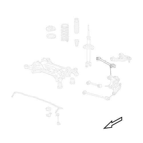 GSP Godspeed Project - Acura TL (UA8/UA9) 2009-14 Adjustable Rear Camber Arms With Spherical Bearings