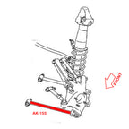 GSP Godspeed Project - Lexus IS F (XE20) 2008-14 Adjustable Toe Rear Lower Forward Lateral Arms With Spherical Bearings