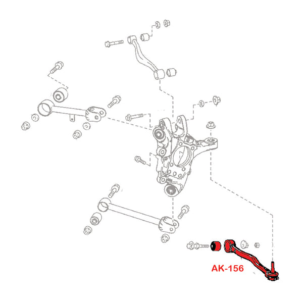 GSP Godspeed Project - Lexus GS200t/GS350 (L10) 2013-19 Adjustable Rear Toe Arms