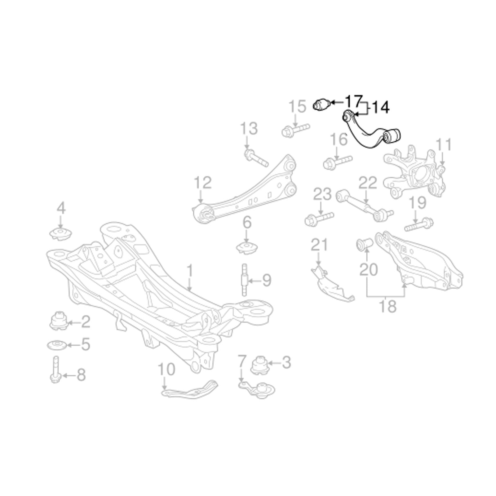 GSP Godspeed Project - Scion iM 2016 Adjustable Rear Upper Control Arms With Spherical Bearings
