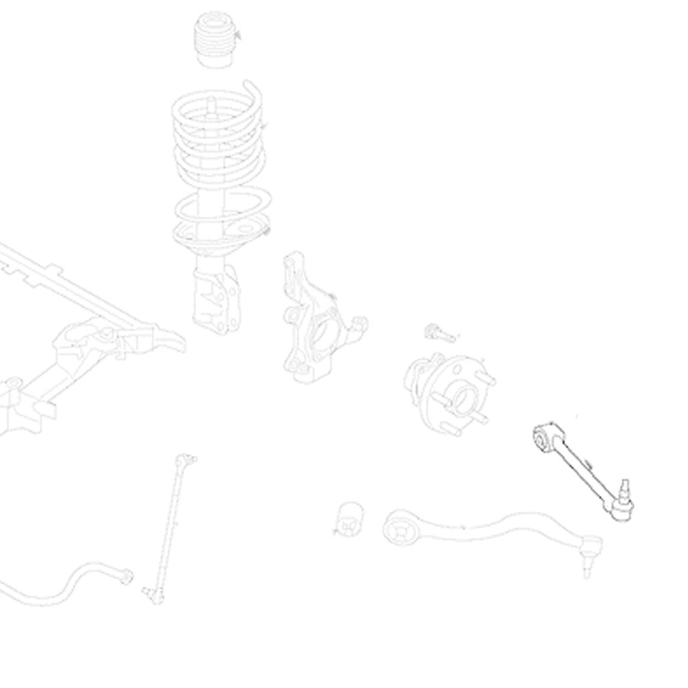 GSP Godspeed Project - Hyundai Genesis Coupe 2009-16 Adjustable Front Tension Arms With Spherical Bearings