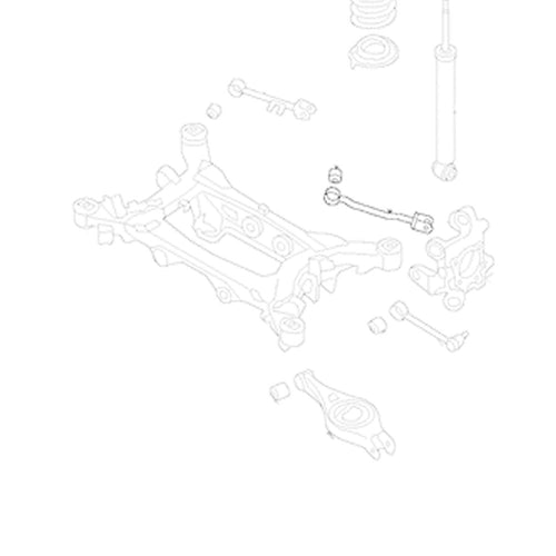 GSP Godspeed Project - Hyundai Genesis Coupe 2009-16 Adjustable Rear Trailing Arms With Spherical Bearings