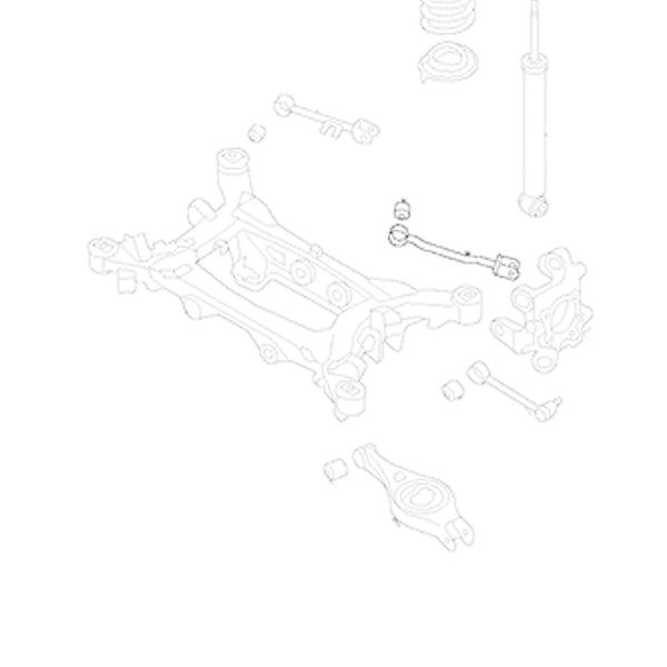 GSP Godspeed Project - Hyundai Genesis Coupe 2009-16 Adjustable Rear Trailing Arms With Spherical Bearings