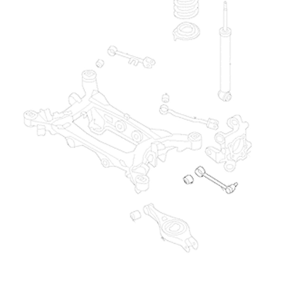 GSP Godspeed Project - Hyundai Genesis Coupe 2009-16 Adjustable Rear Toe Arms With Spherical Bearings