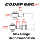 GSP Godspeed Project - Honda Civic Type R (FK8) 2017-21 Rear Adjustable Camber Arms w/ Urethane Bushings