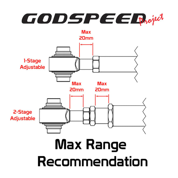 GSP Godspeed Project - Honda CR-V (RW) 2017-21 Rear Adjustable Camber Arms w/ Urethane Bushings