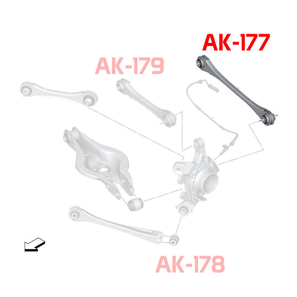 GSP Godspeed Project - BMW 2-Series (F22) 2014+Up Adjustable Rear Toe Arms With Spherical Bearings