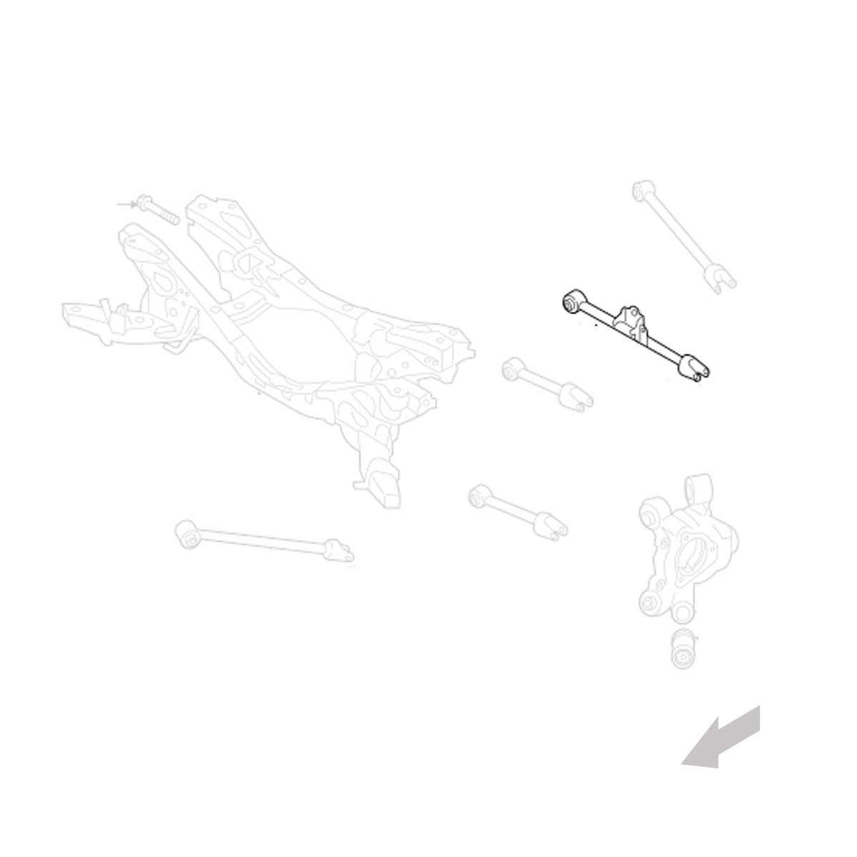 GSP Godspeed Project - Mazda Miata (ND) 2016+UP Adjustable Rear Toe Arms With Spherical Bearings