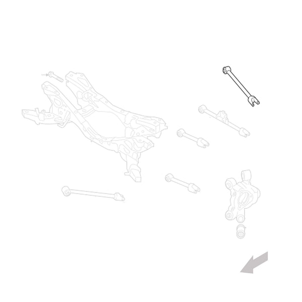 GSP Godspeed Project - Mazda Miata (ND) 2016+UP Adjustable Rear Upper Arms With Spherical Bearings, Rearward