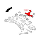 GSP Godspeed Project - Nissan 350Z (Z33) 2003-08 Adjustable Rear Upper Camber Arms With Spherical Bearings
