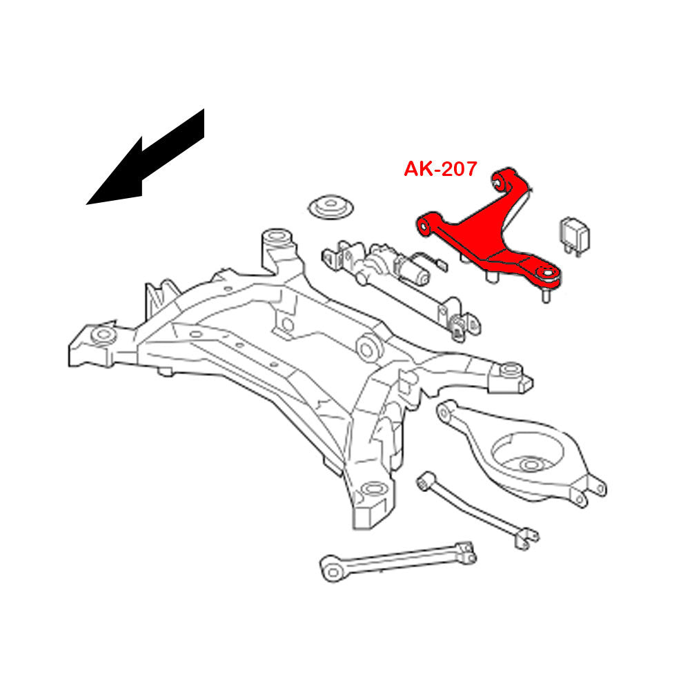 GSP Godspeed Project - Infiniti G35 07-08 / G37 09-13 sedan (V36) Adjustable Rear Upper Camber Arms With Spherical Bearings