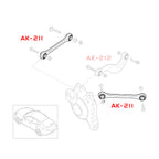 GSP Godspeed Project - BMW 3-Series (E90/E92) 2006-11 Adjustable Front Lower Camber Arms With Spherical Bearings