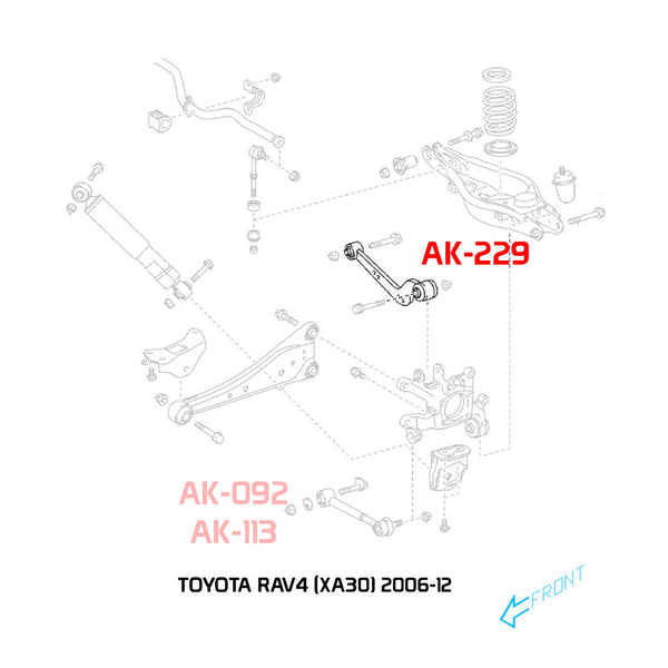 GSP Godspeed Project - Toyota RAV4 (XA30) 2006-18 Adjustable Camber Rear Control Arms