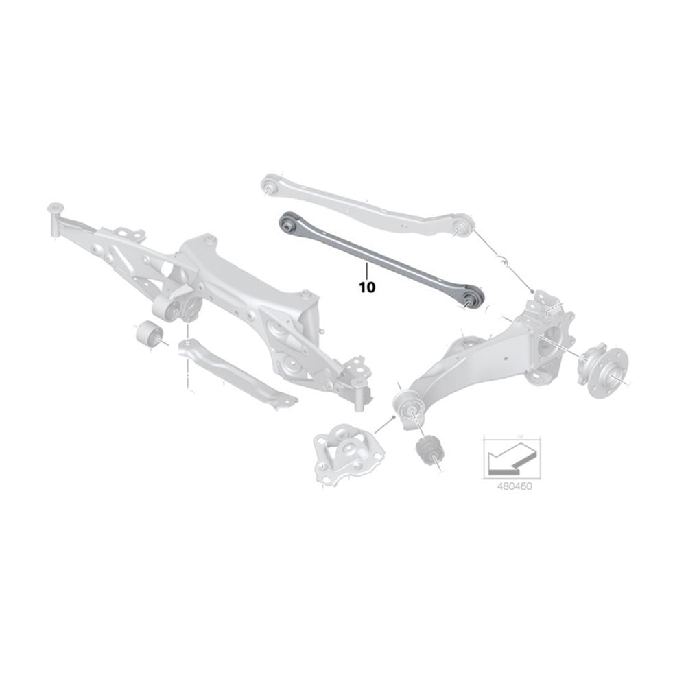 GSP Godspeed Project - MINI Countryman (F60) 2014-18 Adjustable Rear Camber Arms With Spherical Bearings