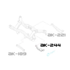 GodSpeed Project (GSP) Adjustable Rear Lower Camber Control Arms Set - Pontiac G8 (2008-2009)