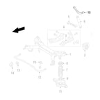 GSP Godspeed Project - Mazda 6 (GG) 2003-08 Adjustable Rear Camber Arms With Spherical Bearings