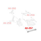 GSP Godspeed Project - Cadillac ATS 2013-19 Adjustable Rear Trailing Arms With Spherical Bearings