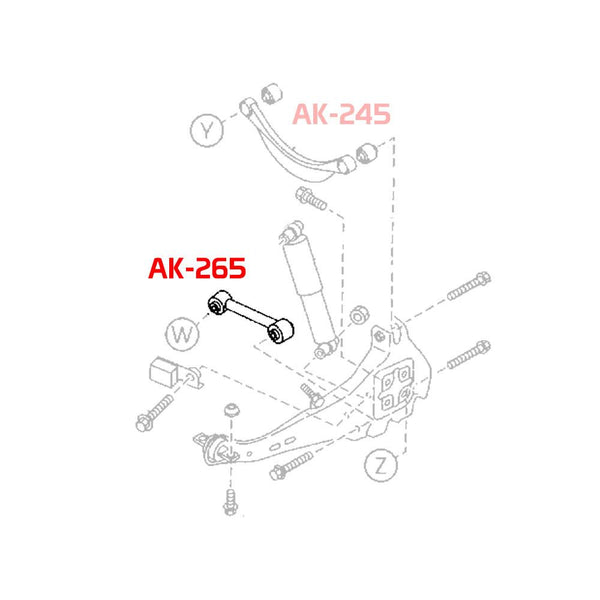 GSP Godspeed Project - Ford Fusion 2006-12 Adjustable Rear Toe Arms With Spherical Bearings