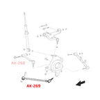 GSP GodSpeed Project - Lexus XF30 UCF30 LS430 2001-06 Adjustable Rear Traction Rods Arms